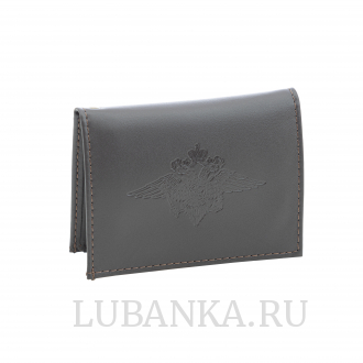 Обложка для удостоверения Полиция коричневая