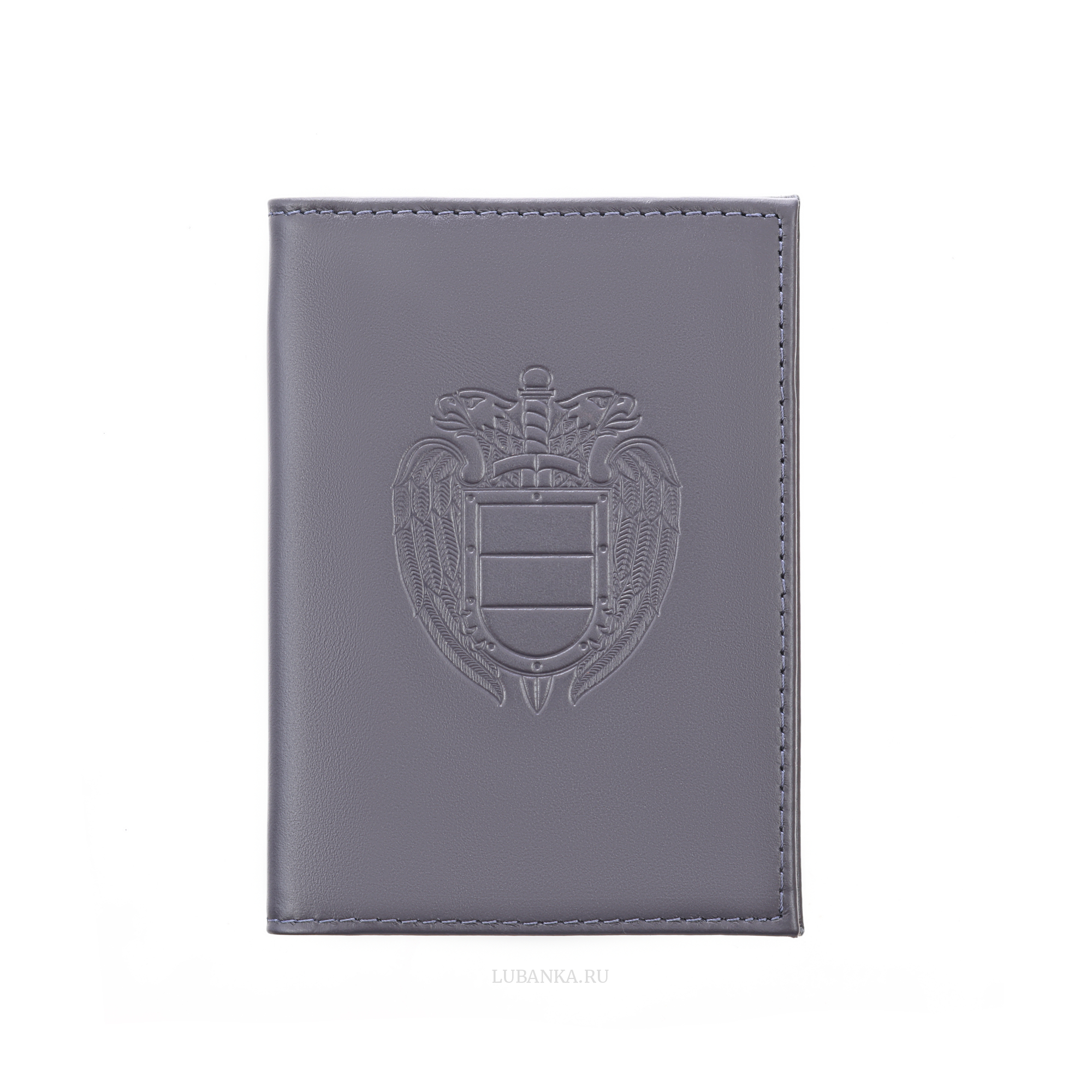 Обложка для автодокументов ФСО с жетоном темно синяя