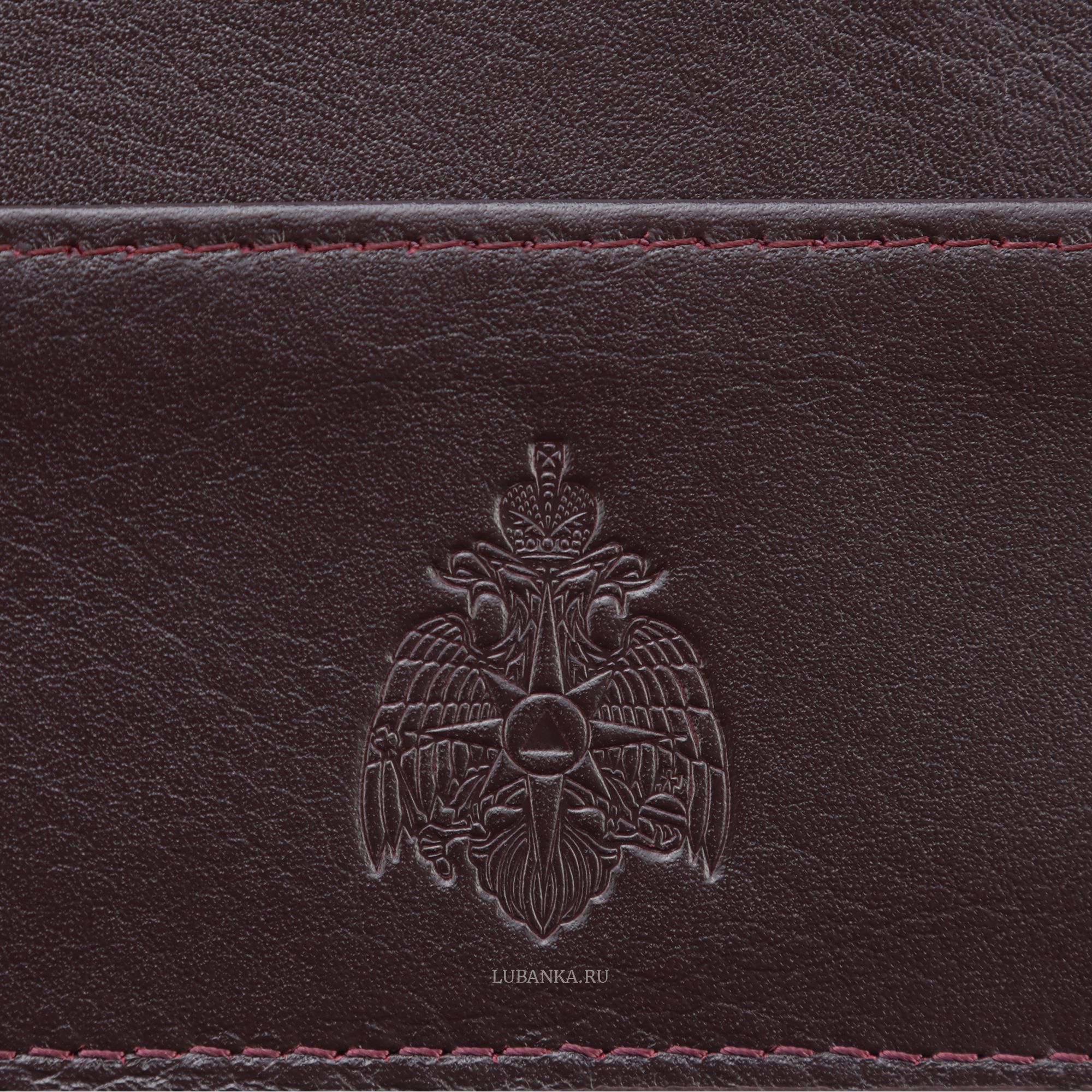 Картхолдер двухсторонний МЧС бордовый