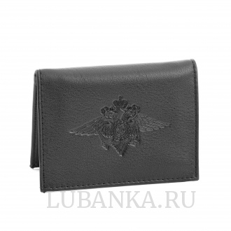 Обложка для удостоверения Полиция черная