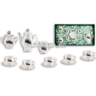 Сервиз столовый на 6 персон при 15 предметах «Триколор-Гранд»