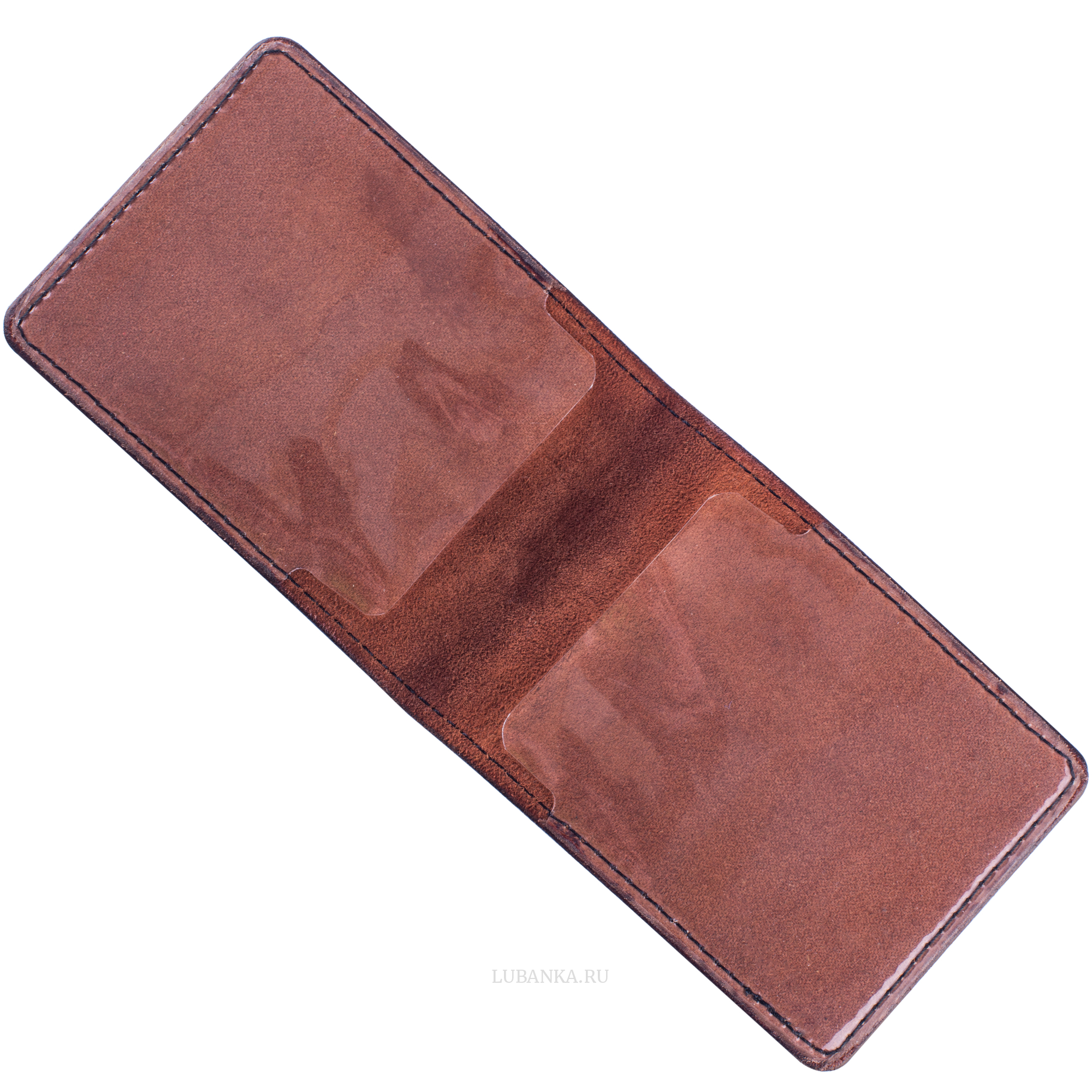 Обложка для удостоверения Таможня коричневая