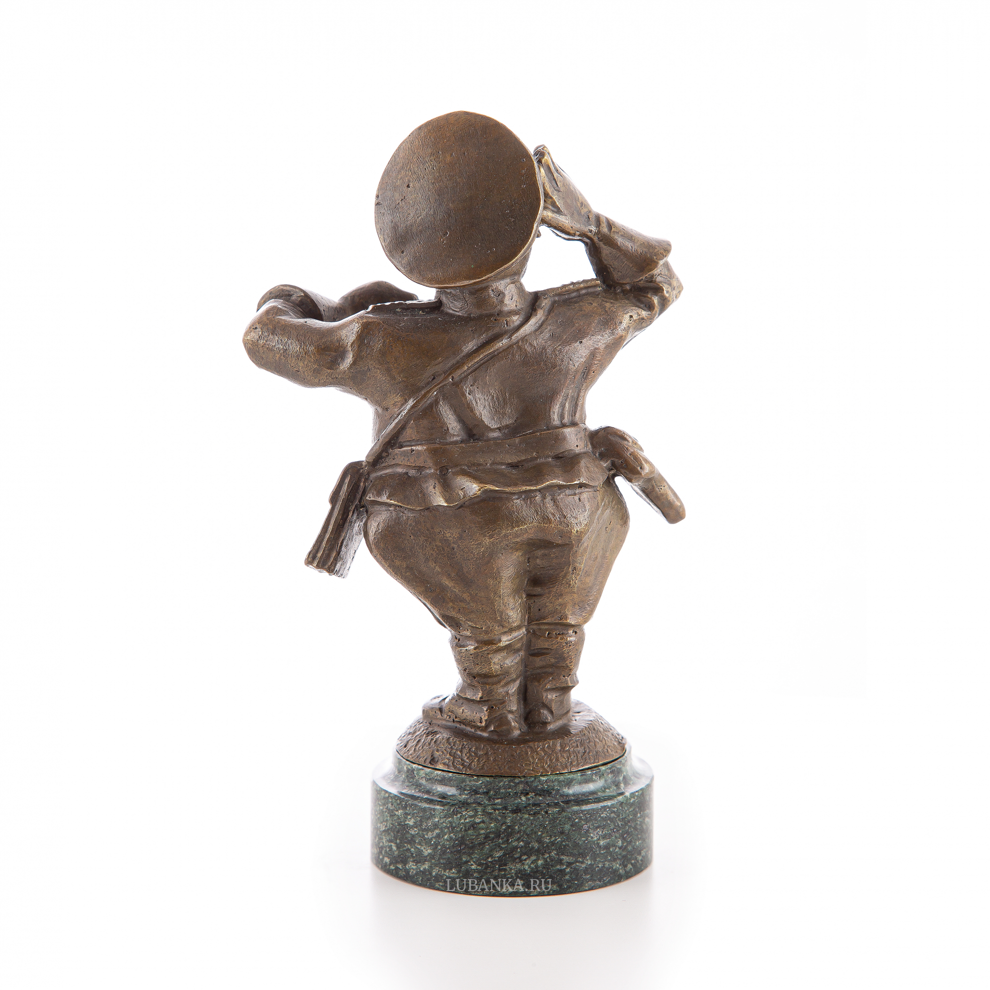 Статуэтка Гаишник отдающий приветствие бронза