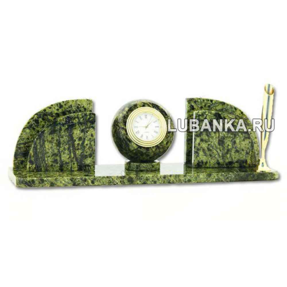 Настольный набор для руководителя «Шар» из камня