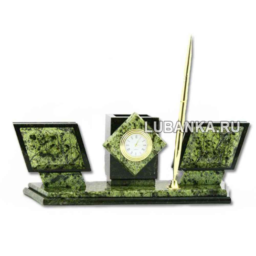 Настольный набор для руководителя «Канцлер» из камня