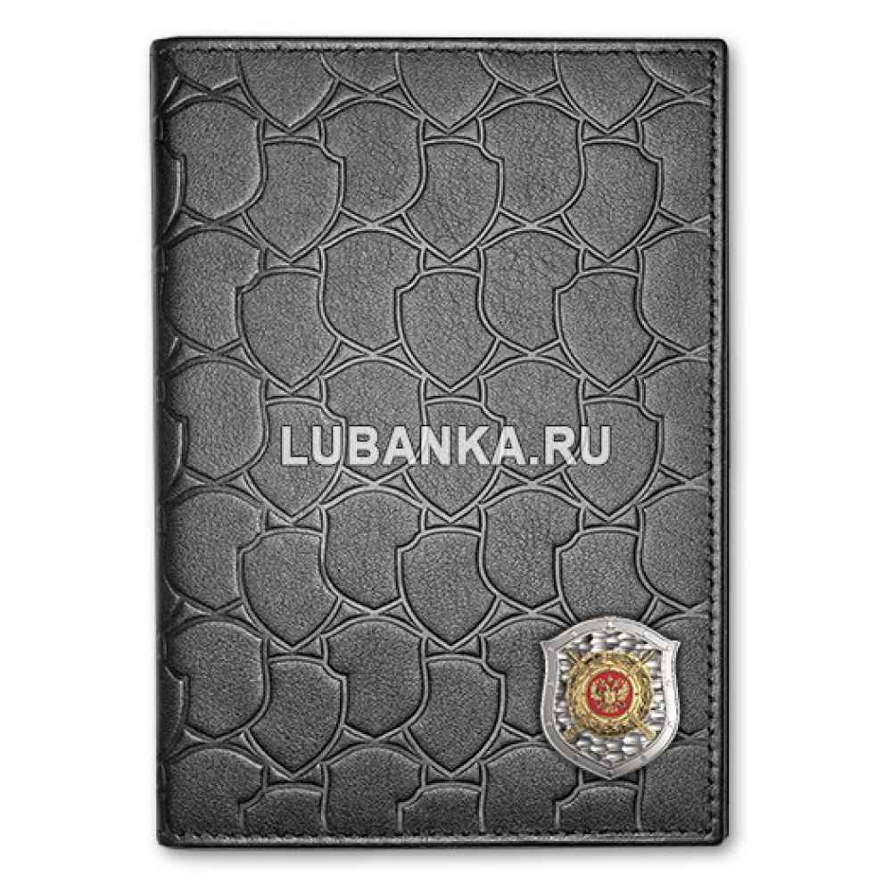 Кожаная обложка для паспорта «МВД»